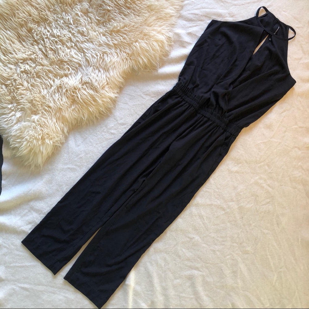 W118 by Walter Baker Black Halter Neck Jumpsuit